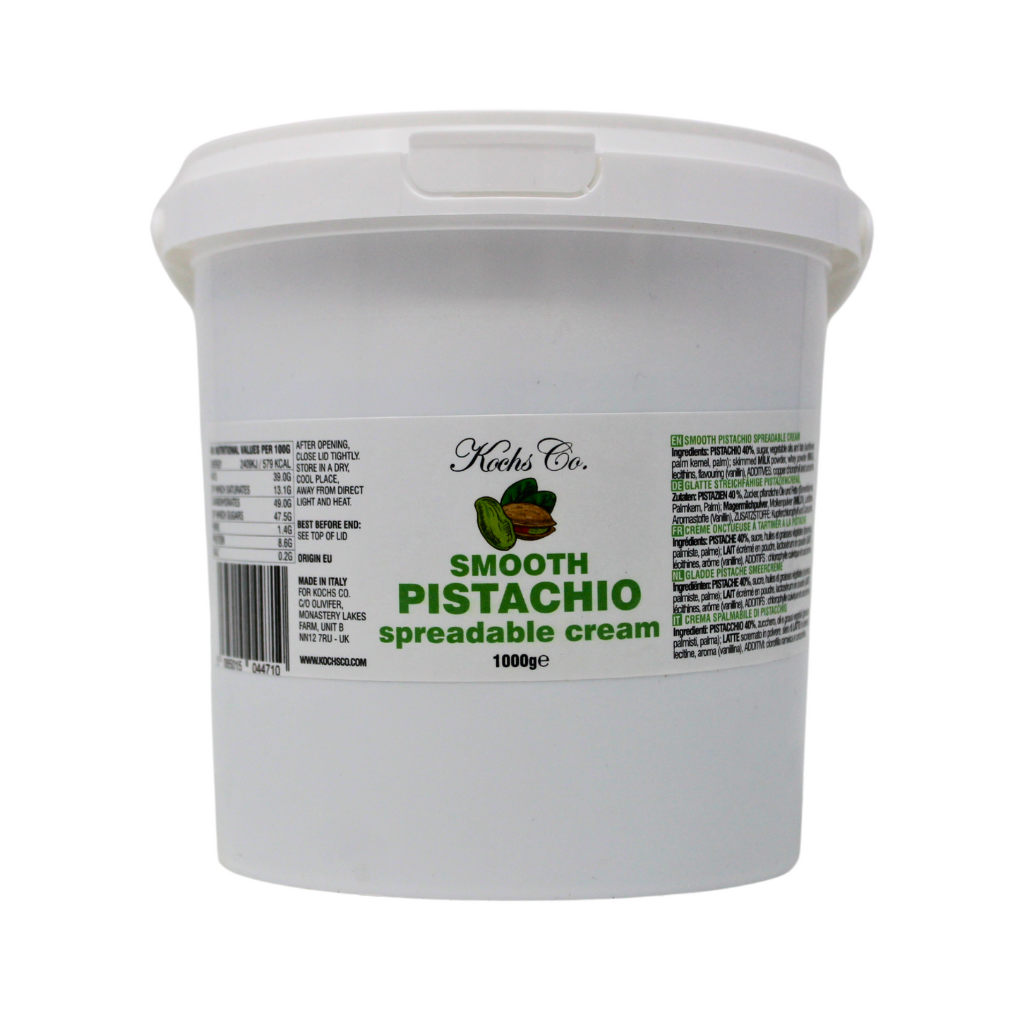 Kochs Co. Pistachio Cream Smooth 1000g