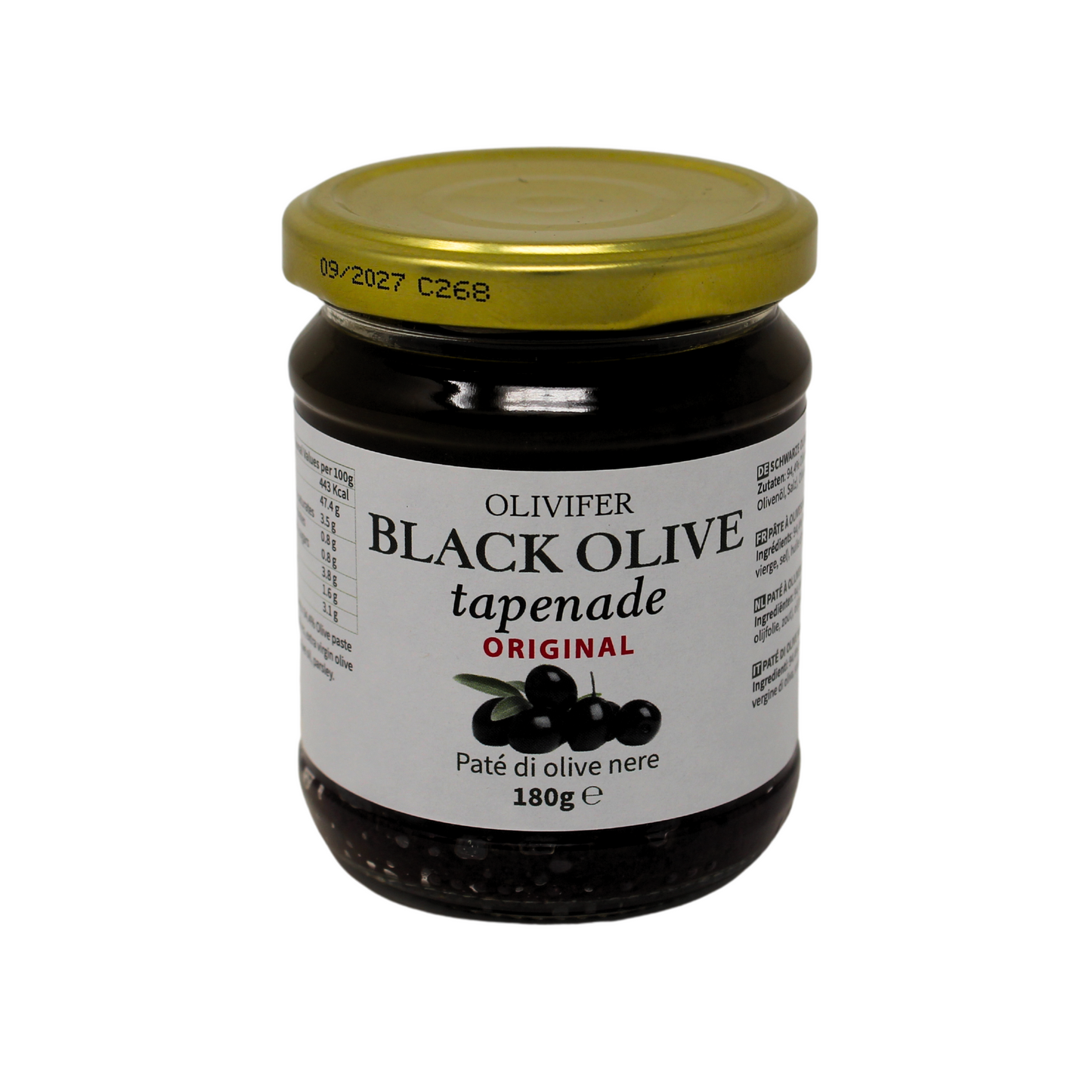 Olivifer Black Olive Tapenade 180g