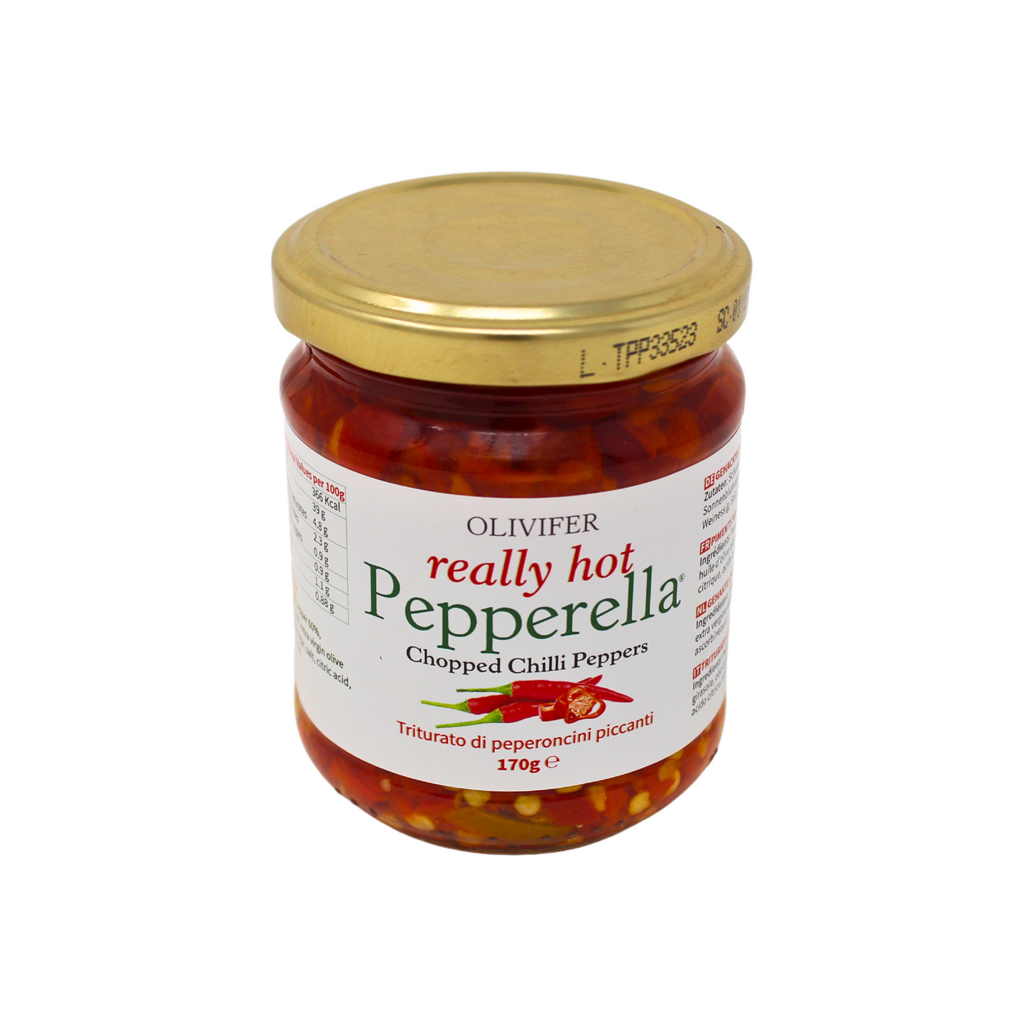 Olivifer Really Hot Pepperella 170g