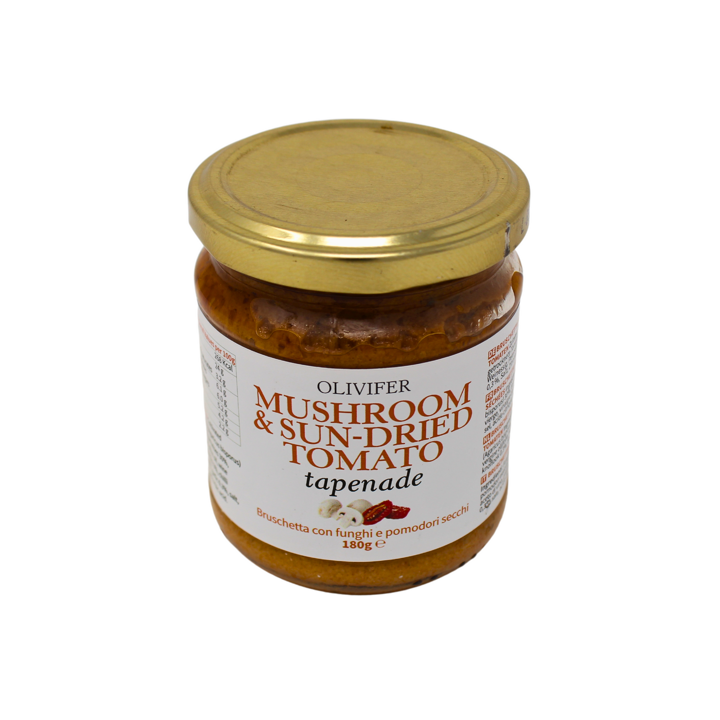 Olivifer Mushroom & Sun-dried Tomato Tapenade 180g