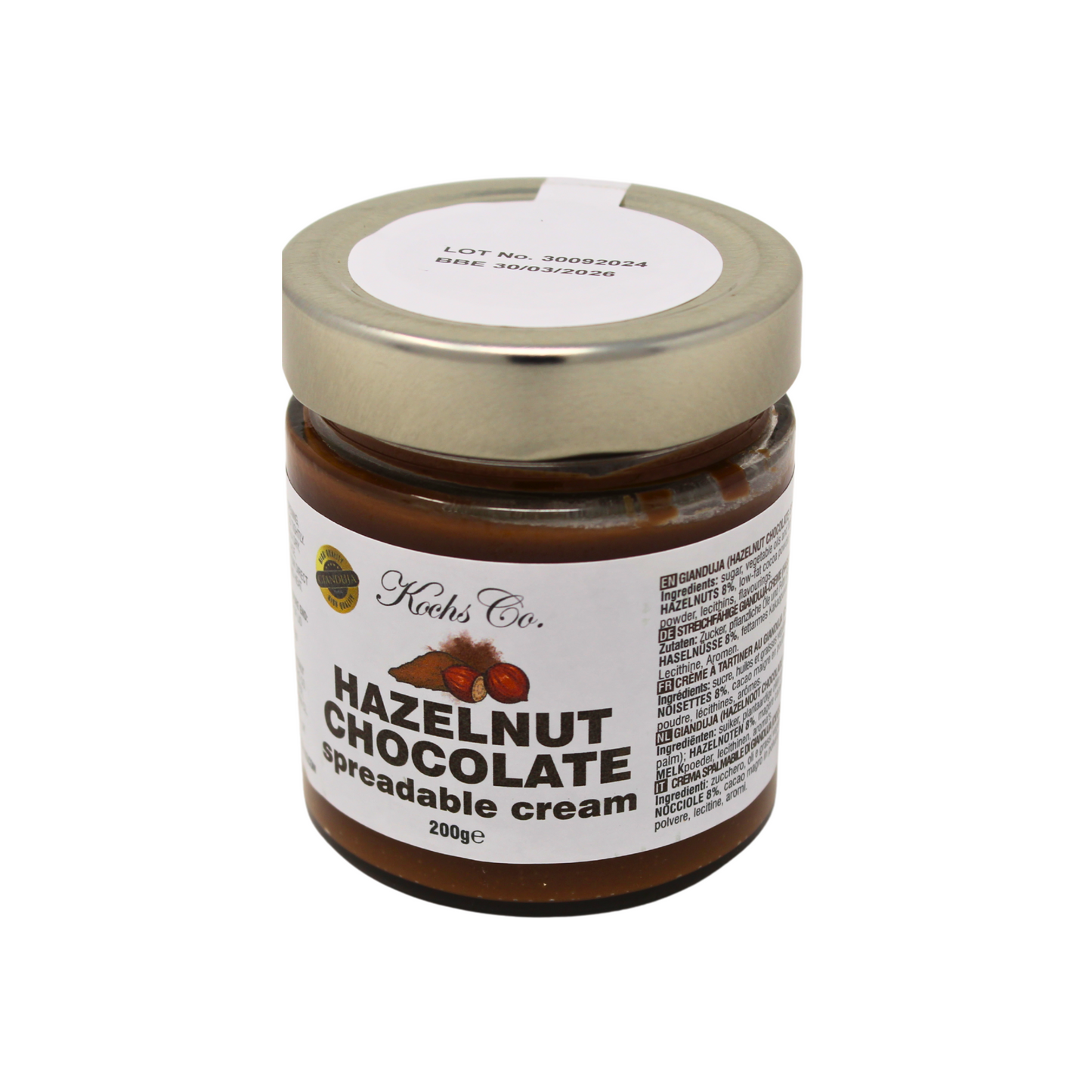 Kochs Co. Hazelnut Chocolate Cream 200g