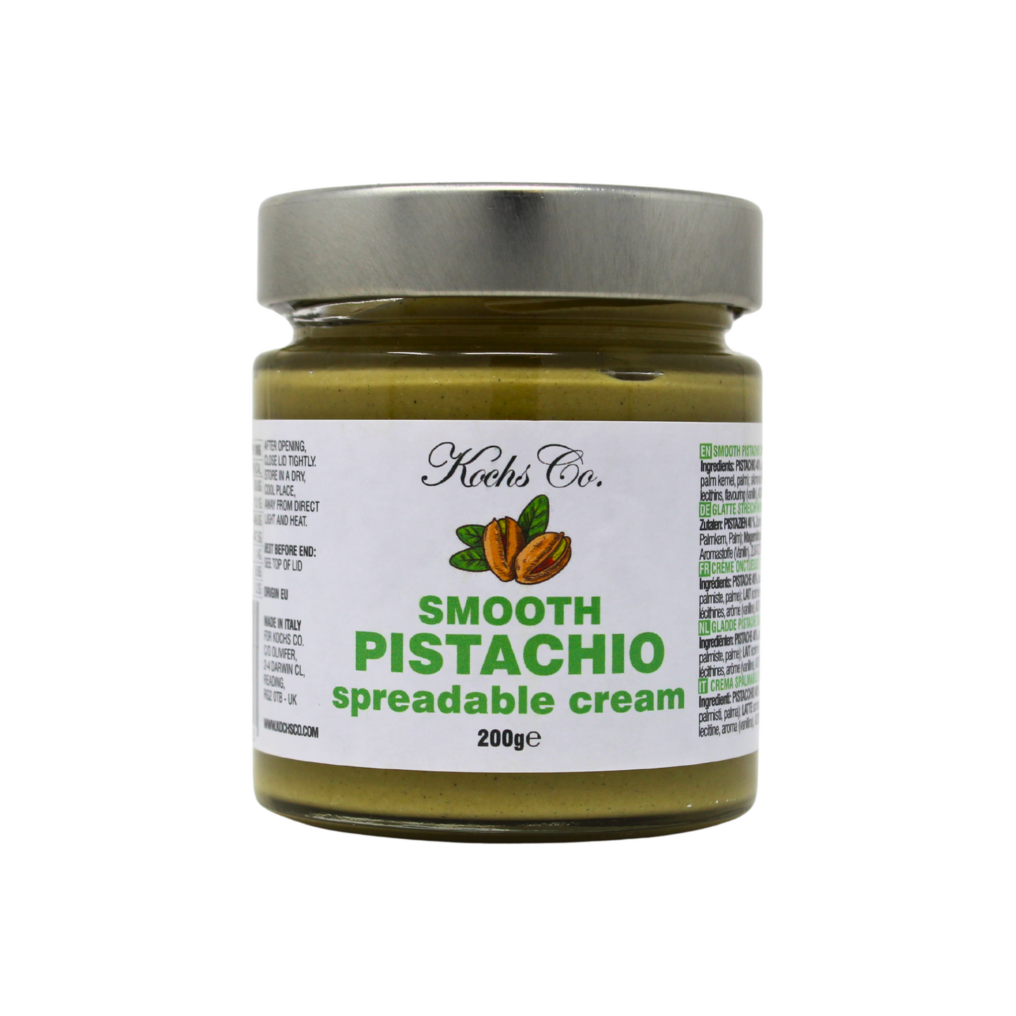 Kochs Co. Pistachio Cream Smooth 200g