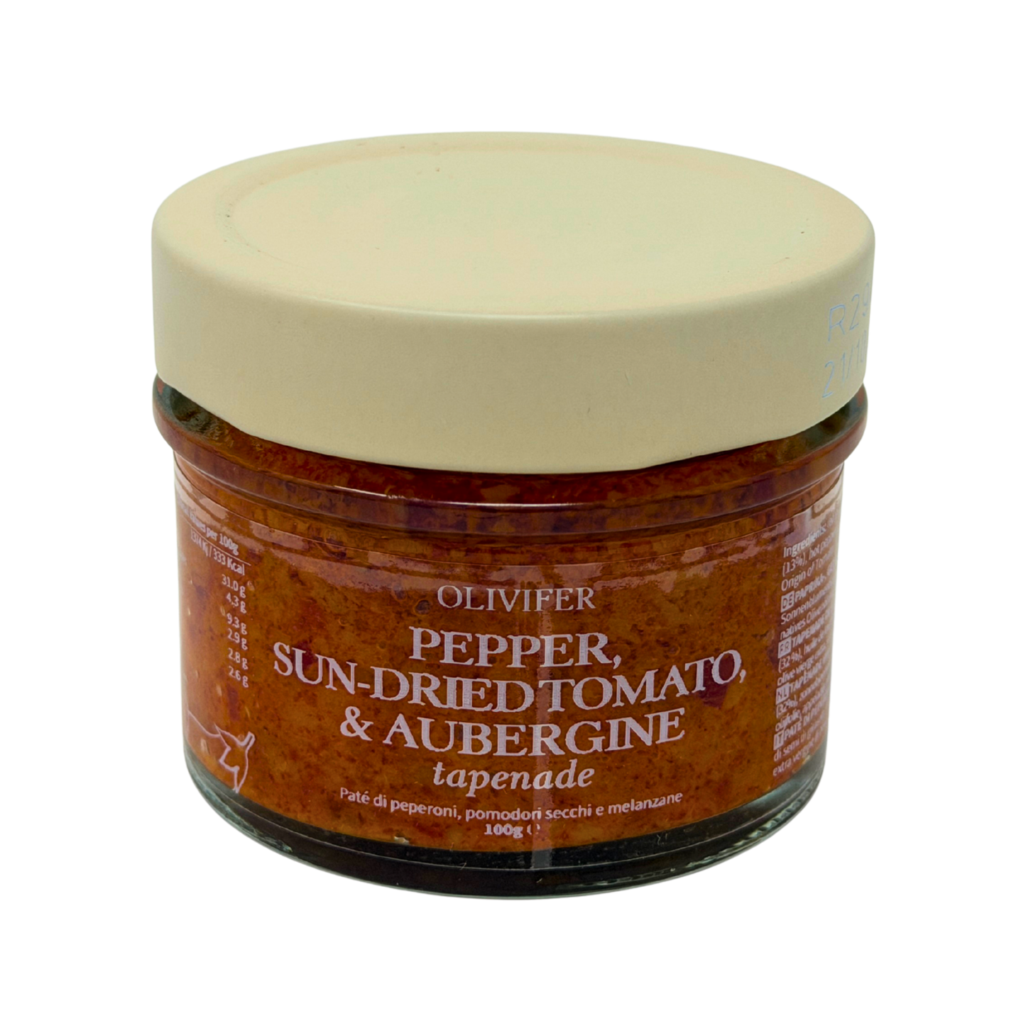 Olivifer Pepper, Sun-dried Tomato, & Aubergine Tapenade 100g