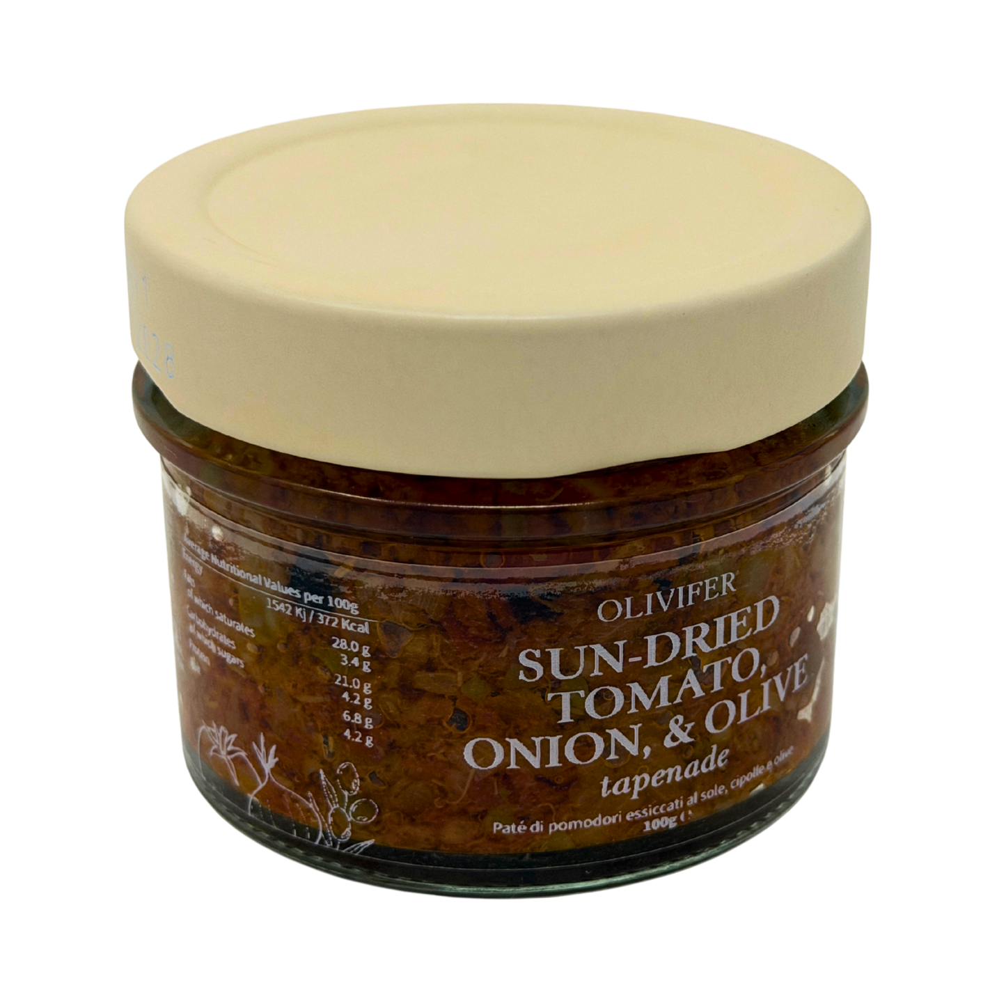 Olivifer Sun-dried Tomato, Onion, & Olive Tapenade 100g