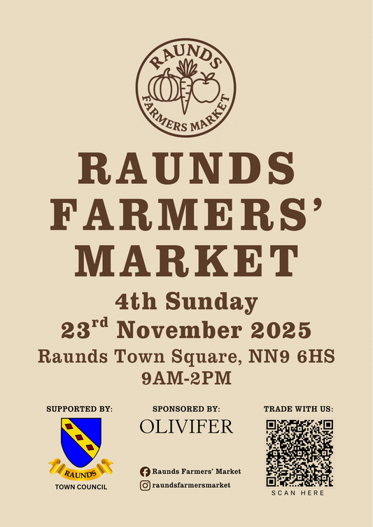 Raunds Farmers Market - 28th December 2025