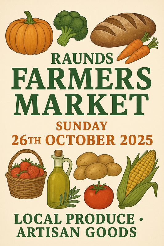 Raunds Market 26th October 2025
