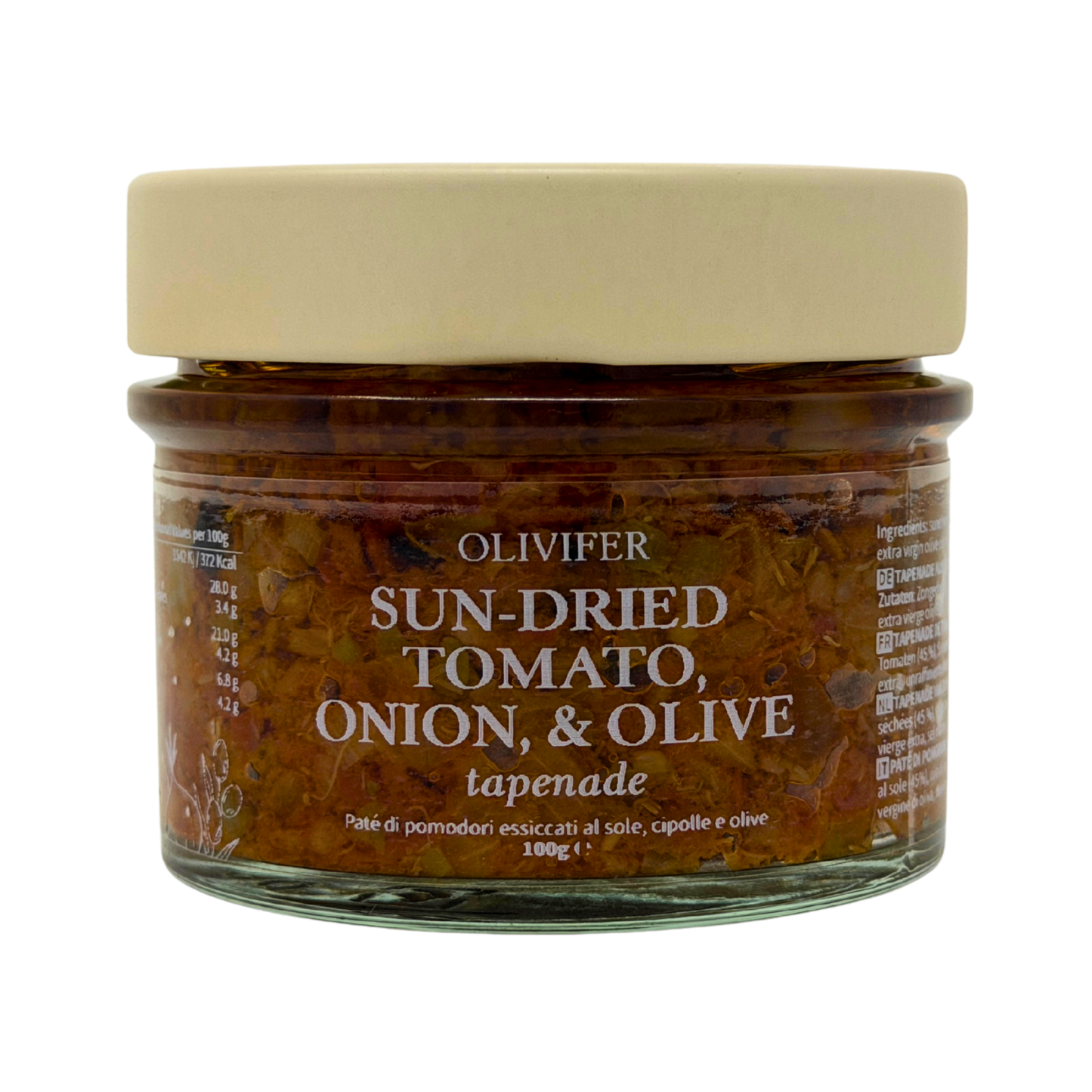Olivifer Sun-dried Tomato, Onion, & Olive Tapenade 100g